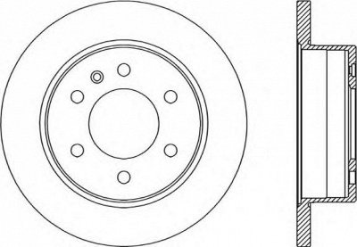 OPEN PARTS bda232510 -  Тормозной диск